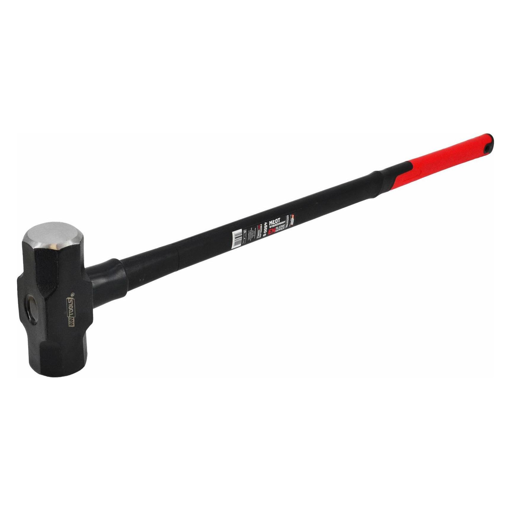 AW Tools AWTOOLS MŁOT WYBURZENIOWY WŁÓKNO 4,5kg -10 lbs BLACK LINE (4500 g) (AW32278BL)