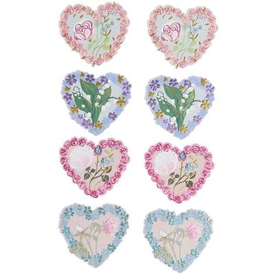 Kartenset La Vie en Rose, Herzen MIX, 8 Karten, 8 Umschläge, B6