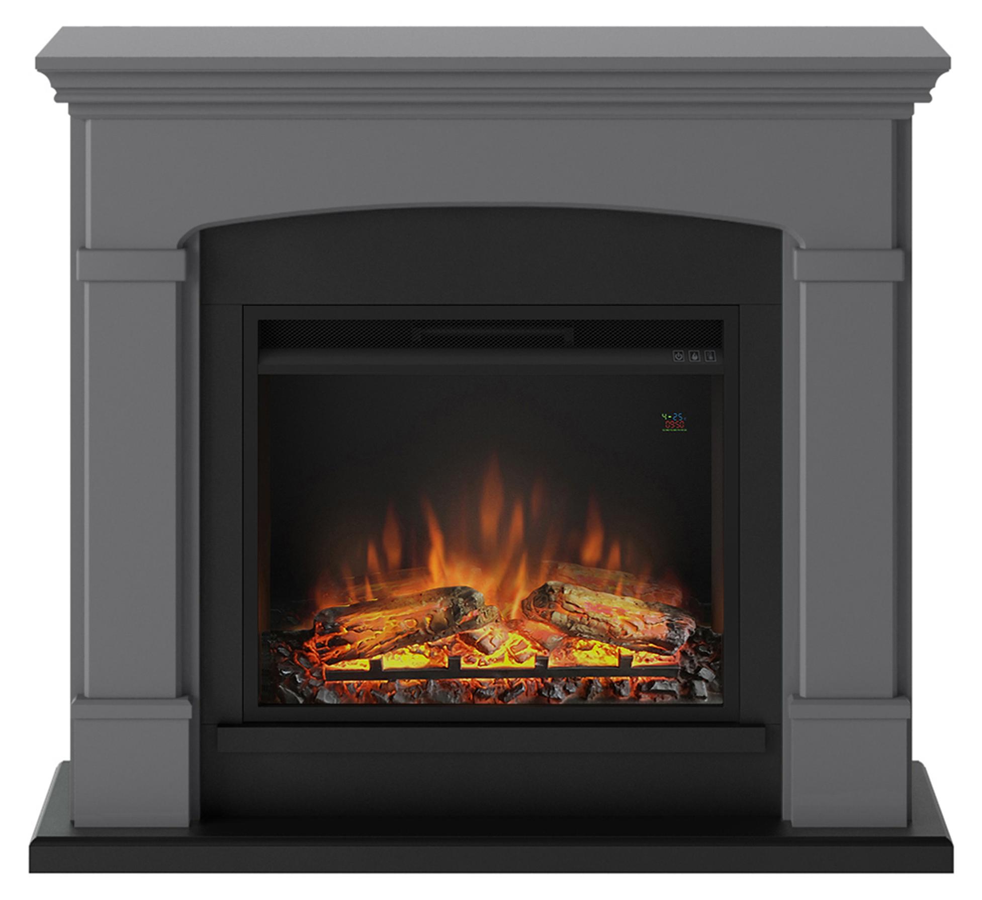 TAGU Helmi Elektrokamin mit PowerFlame Solides Grau