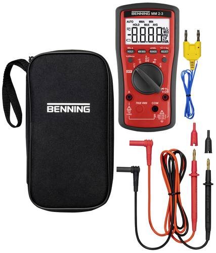 Benning MM 2-3 Hand-Multimeter digital CAT III 600 V, CAT IV 300 V Anzeige (Counts): 6000