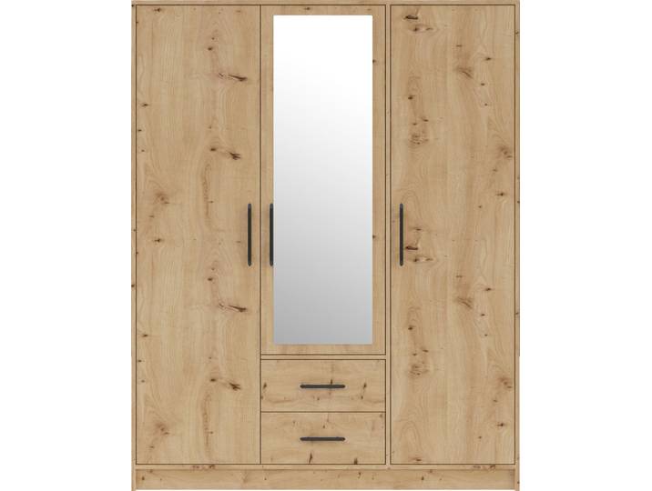 Kleiderschrank mit Spiegel – SMART 02 – Artisan Eiche