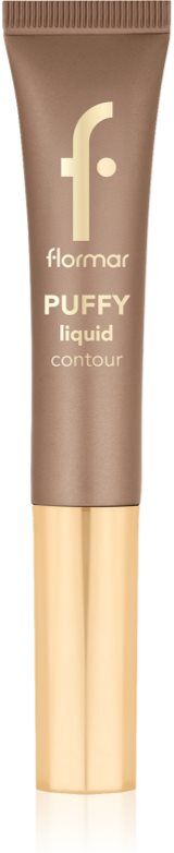 flormar Puffy Liquid Contour contouring cream with applicator shade 001 Amber 12 ml