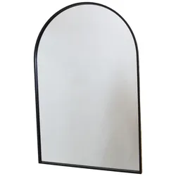 Fragix Ark Wandspiegel - Schwarzes Metall - 60x90