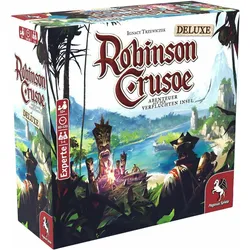 Pegasus Robinson Crusoe Deluxe Edition, Brettspiel, für 1-4 Spieler, ab 10 Jahren (DE-Au (Deutsch, 1 - 4 Spieler)