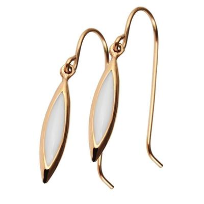 Paar Ohrhänger ADELIA´S "Ohrringe aus Edelstahl", Damen, Gr. Damen, Edelstahl, gold, Ohrringe, Geschenkidee: zeitlos und vielseitig