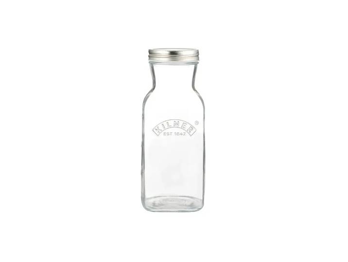 Kilner Bouteille à jus et sauce Kilner Transparent-acier inoxydable, 1 L