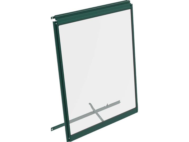 Fenster VITAVIA für Venus, Apollo, Calypso, Freya, Dione u.a. , grün (smaragd), Aluminium, Fenster, Fenster, Gewächshaus-Fenster, Aluminium, mit 3mm ESG-Glas