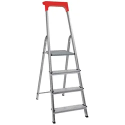 BRB Alu-Stufenleiter mit 4 Stufen, erreichbare Arbeitshöhe 2780 mm