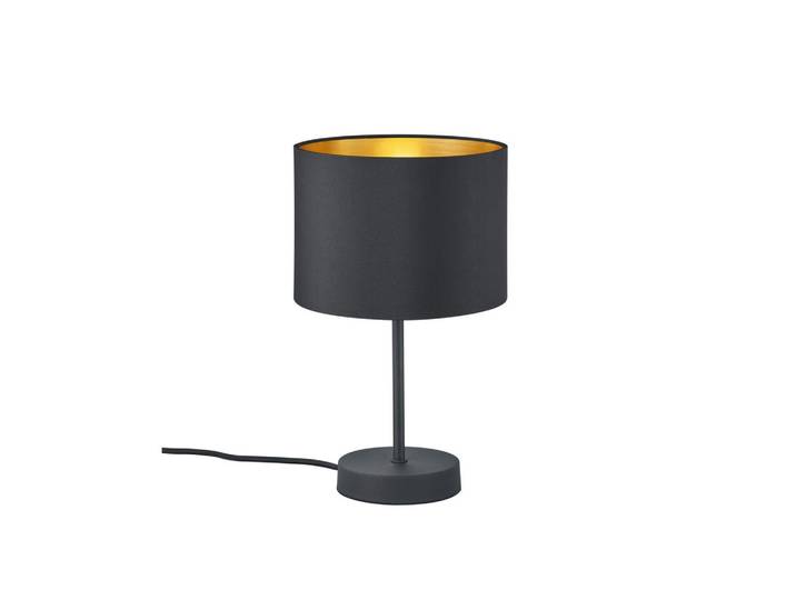 Tischleuchte Hostel in Schwarz/Gold max. 40 Watt