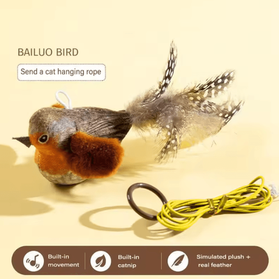 Inspire Curations ChirpyBird Interactive Sound Cat Toy a