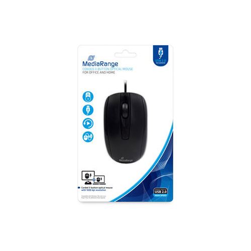 MediaRange MROS211 USB schwarz (kabelgebunden)