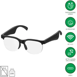 4smarts Wireless SoundGlasses Sport 2 schwarz