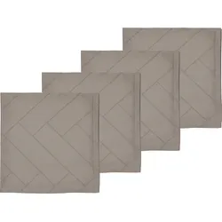 Tiles Damask Servietten taupe 4 St.