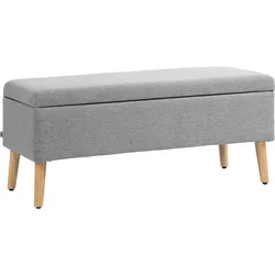 TRUHENBANK scandinavia Polyester Holz Grau