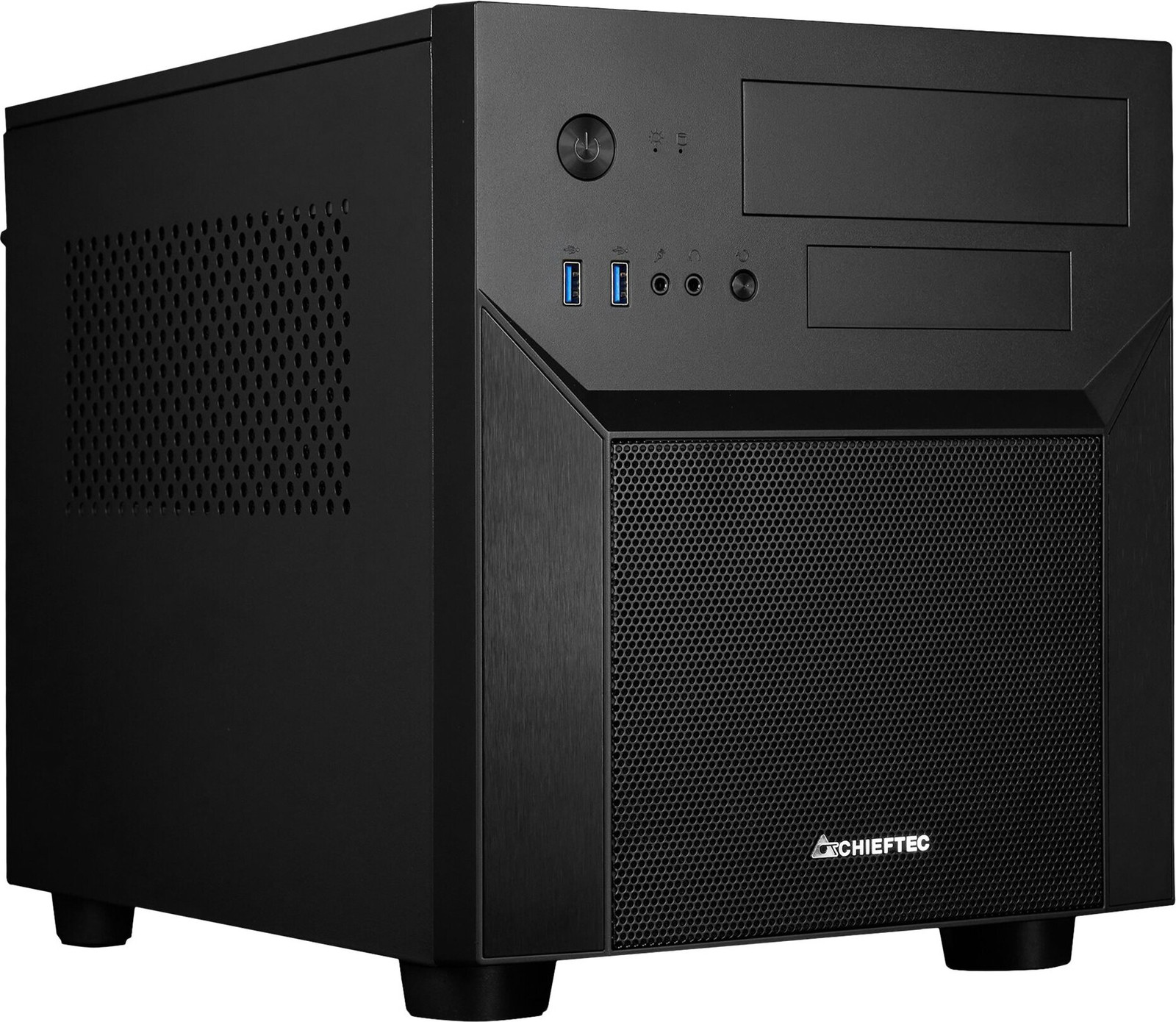 Chieftec CI-02B-OP Geh MIDI CUBE Computerbehuizing met 2x USB 3.0 en 1x USB 2.0