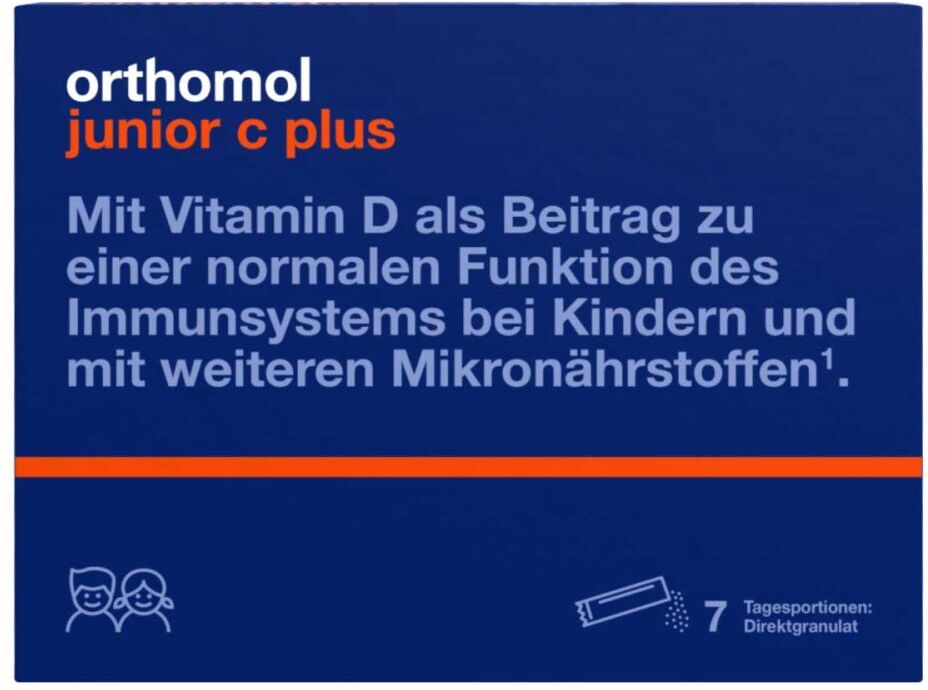 Orthomol junior C plus Direktgranulat Himbeer-Limette