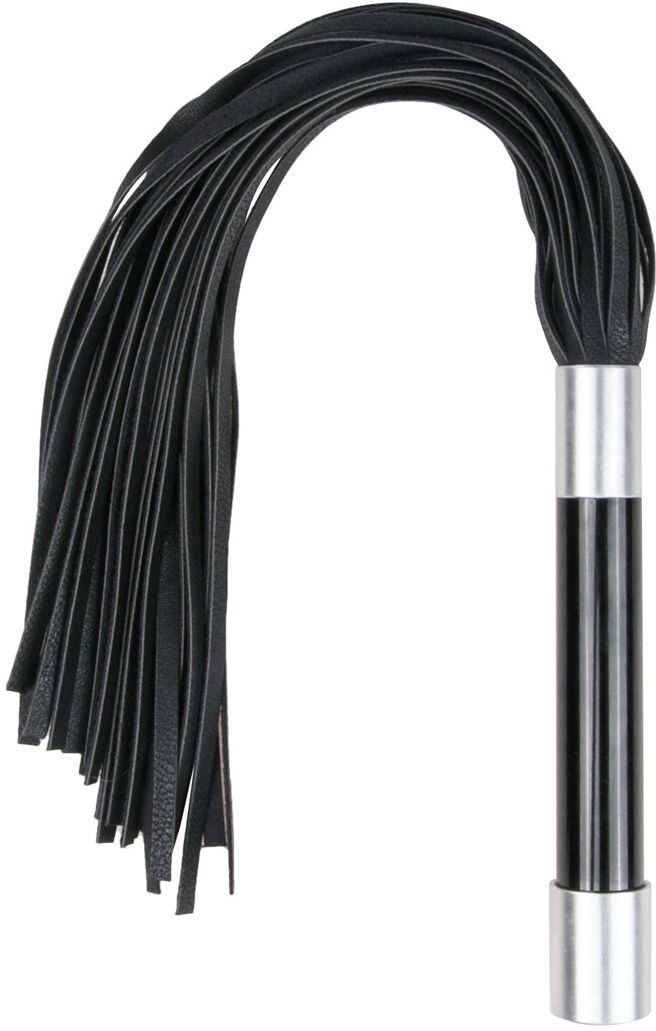 Easytoys Fetish Collection Long fouet avec poignée en métal