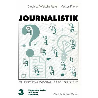 Journalistik, Taschenbuch von Markus Kriener, VS Verlag für Sozialwissenschaften, 978-3-531-13153-5