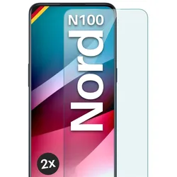 moex Klares Panzerglas für OnePlus Nord N100 – passgenaue 9H Schutzfolie für zuverlässigen Displayschutz – ShockProtect Klar