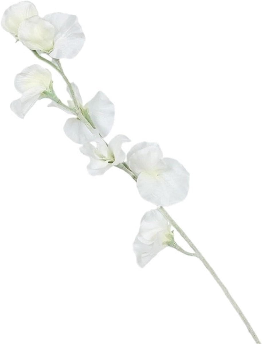 Realistisch wit kunstbloemen boeket voor onderhoudsvrije decoratie