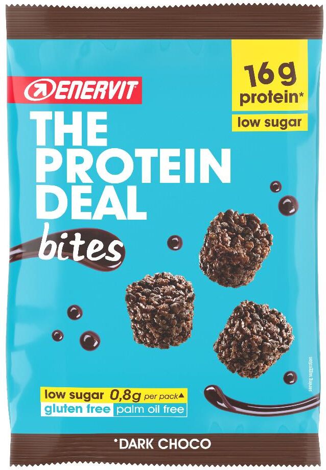 Enervit The Protein Deal Bites Dark Choco Snack Proteico, 53 g
