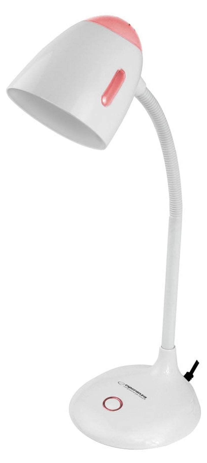 Esperanza bureaulamp met LED en E27 fitting, rood