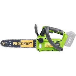 Procraft, Kettensäge, PKA42Libb Akku Kettensäge 20 V 304 mm Brushless + 1x Akku 2,0 Ah + Ladegerät (Akku Kettensäge)