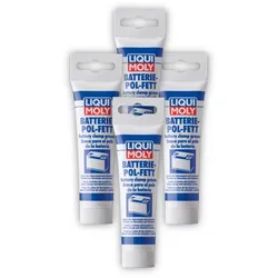 4x Batteriepolfett LIQUI MOLY 3140 Spezialfett Kontaktfett Batterie-Pol-Fett 50g