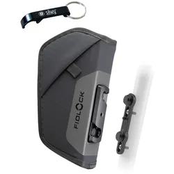 Silwy FIDLOCK Twist Essential Bag Magnet-Fahrradtasche mit Bike Base schwarz