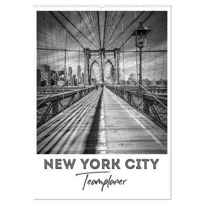 NEW YORK CITY Teamplaner (Wandkalender 2026 DIN A2 hoch), CALVENDO Monatskalender