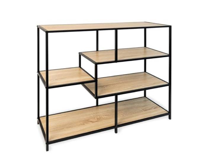 VINTHERA Moa Multifunktionale Konsole mit 5 Regalen, 100 x 34 x 90 cm, Eisen