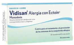 Bausch+Lomb Vidisan Allergy Eye Drops with Ectoine Single Dose 20 x