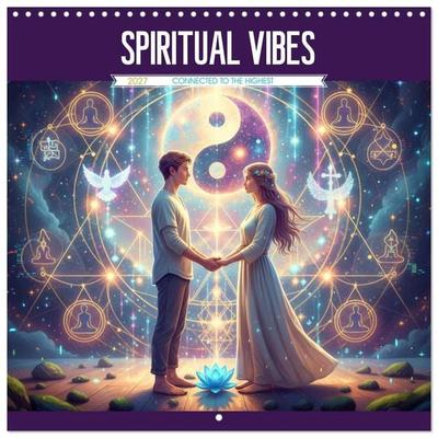 Spiritual Vibes (Wall Calendar 2027 12 × 12 Inch) CALVENDO 12 Month Wall Calendar