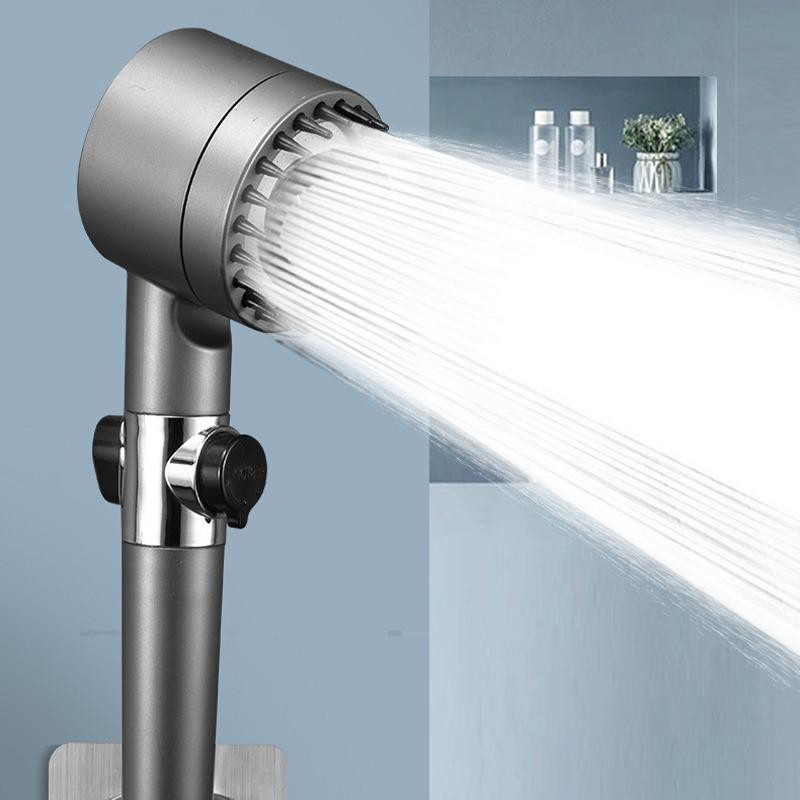 INF Krachtige handdouche met filter en drukverhoging - Zwart