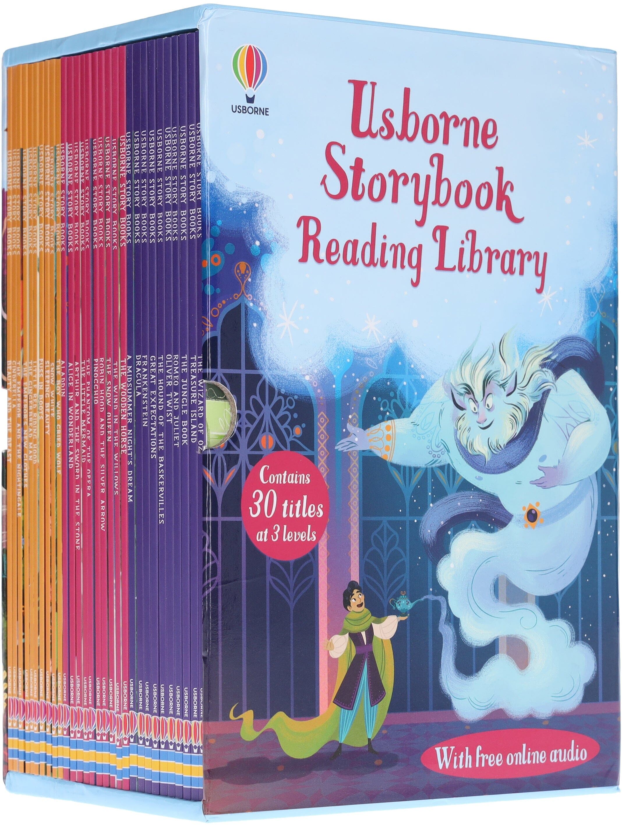 Usborne Storybook Reading Library 30 Books Collection Box Set With Free Online Audio - Ages 5-7 - Paperback Usborne Publishing Ltd