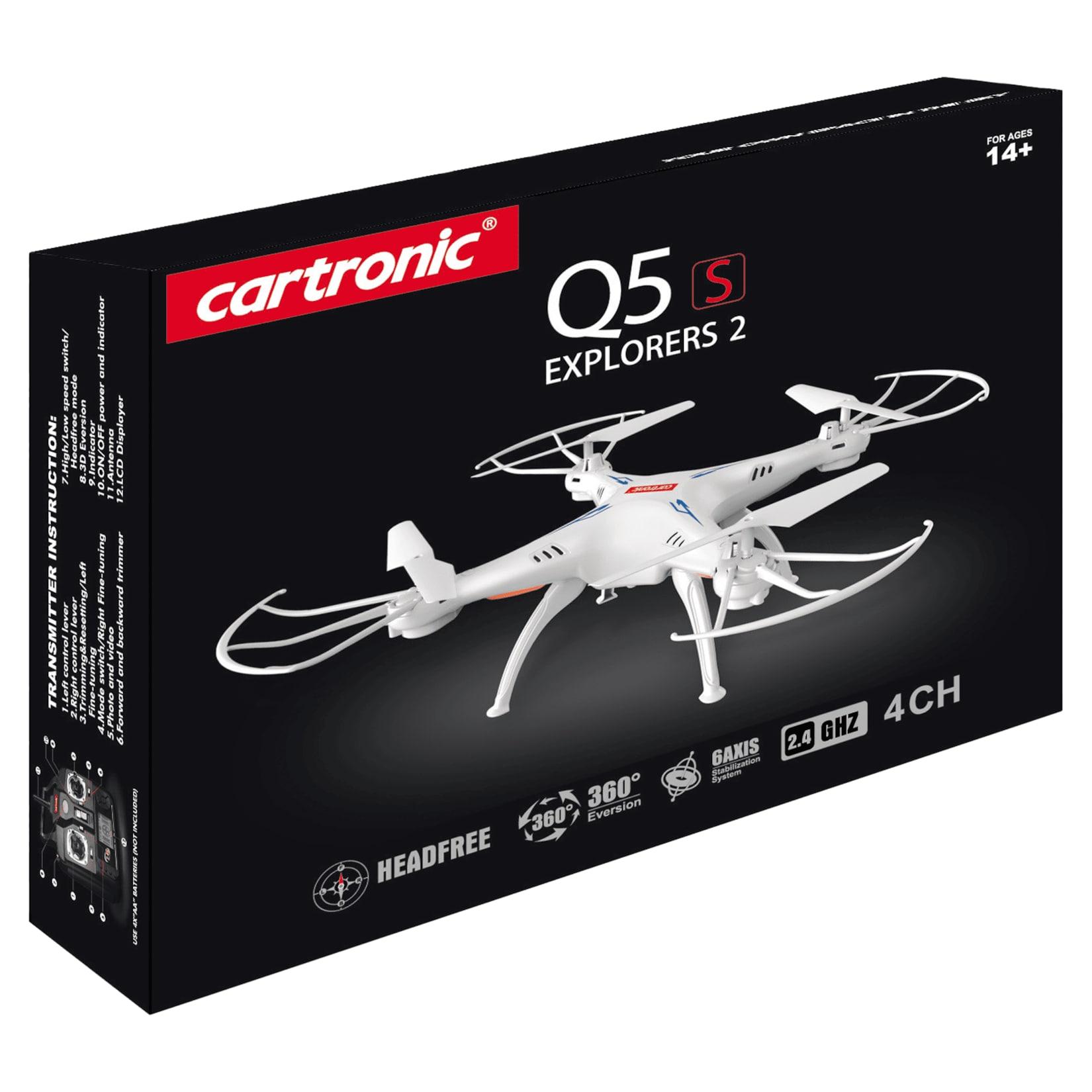 Cartronic RC Quadcopter 2.4 GHz Quadcopter Q5S Explorers 2