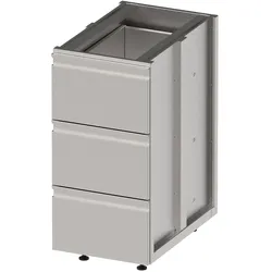 Stalgast Unterschrank BarLINE, mit drei Schubladen, 600x500x850 mm (BL06514)