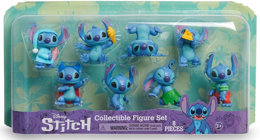 Famosa Figuras Stitch Collectible Figure Set x 8.