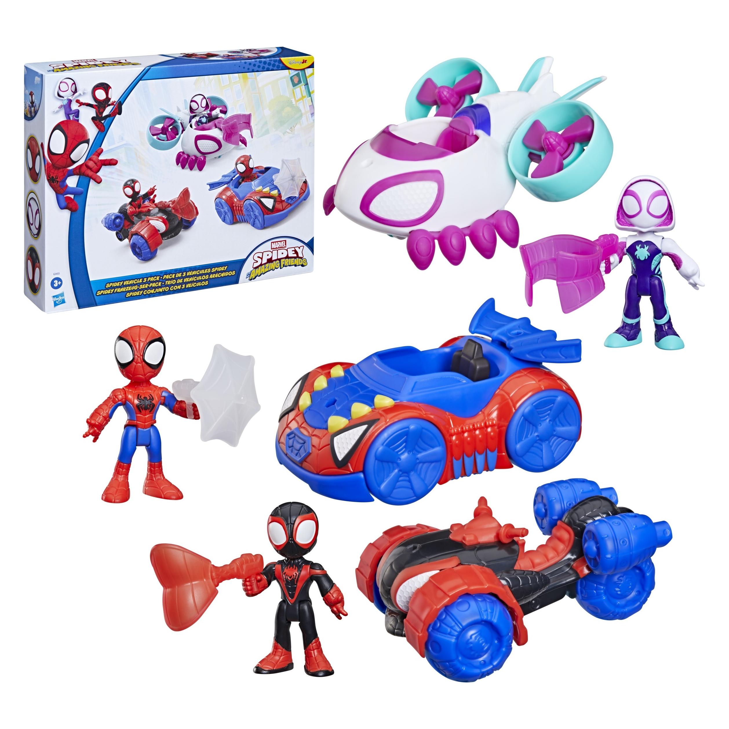 Spiderman HAS SPD SAF playset Spidey Vehicle 3-pack (G34555L00)