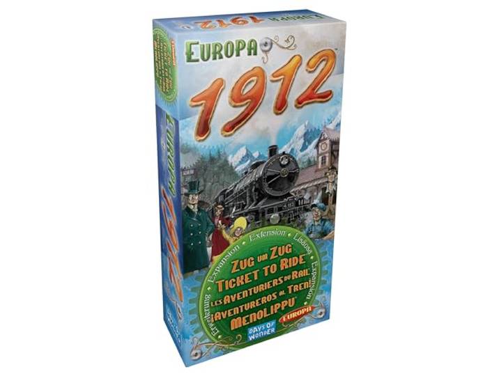 Ticket to Ride - Europa 1912 - Uitbreiding voor Ticket to Ride Europa - 3 nieuwe spelvarianten - Voor de hele familie [Multilingual]