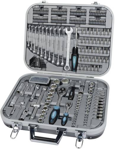 Brüder Mannesmann Steckschlüsselsatz metrisch 1/4 (6.3 mm), 1/2 (12.5 mm) 232teilig M98450