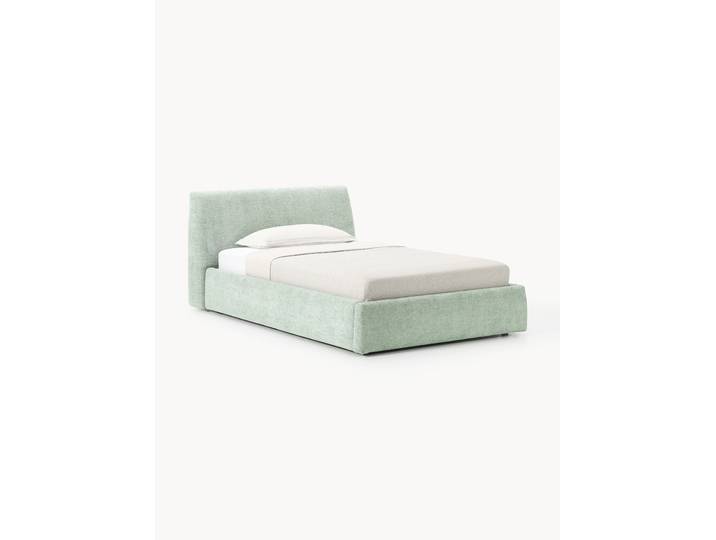 Polster-Einzelbett Cloud mit Stauraum
