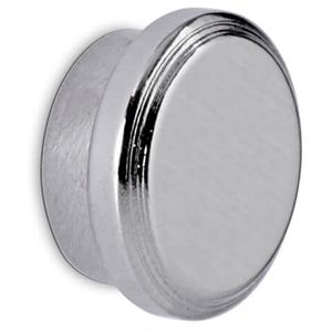Maul Magnete 61707 silber gebürstet, Neodym Magnet, Ø 16 mm, Höhe 7 mm