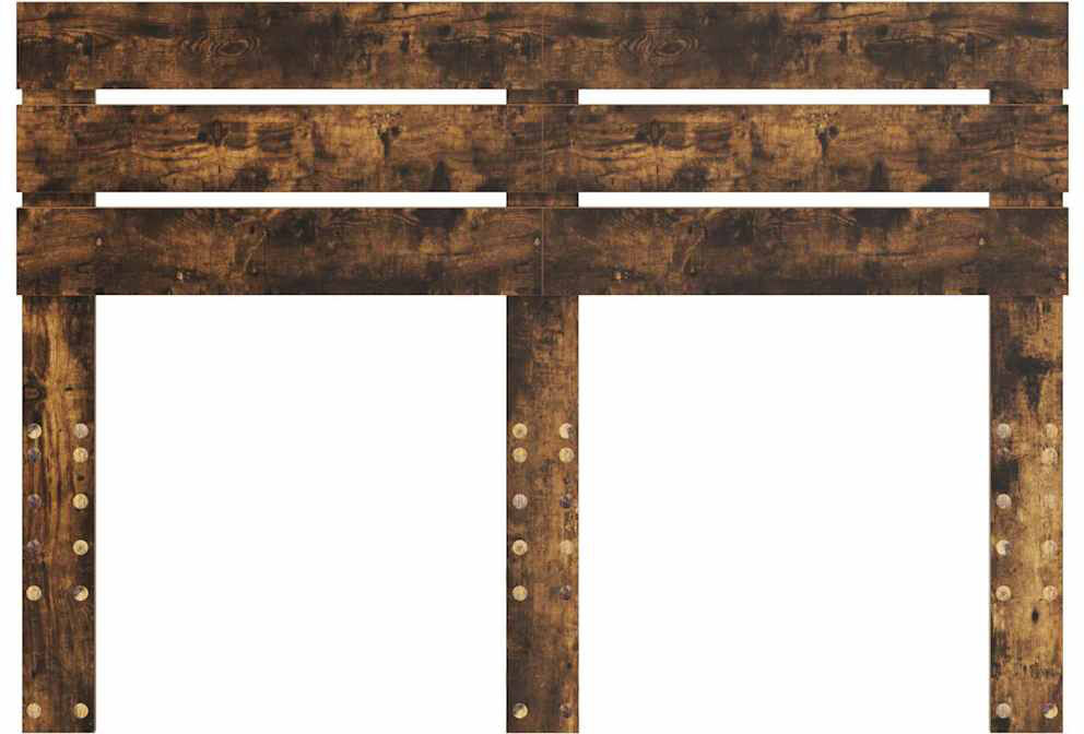 Lily Manor Slat Headboard Smoked Oak EU Double - 150 x 200 cm