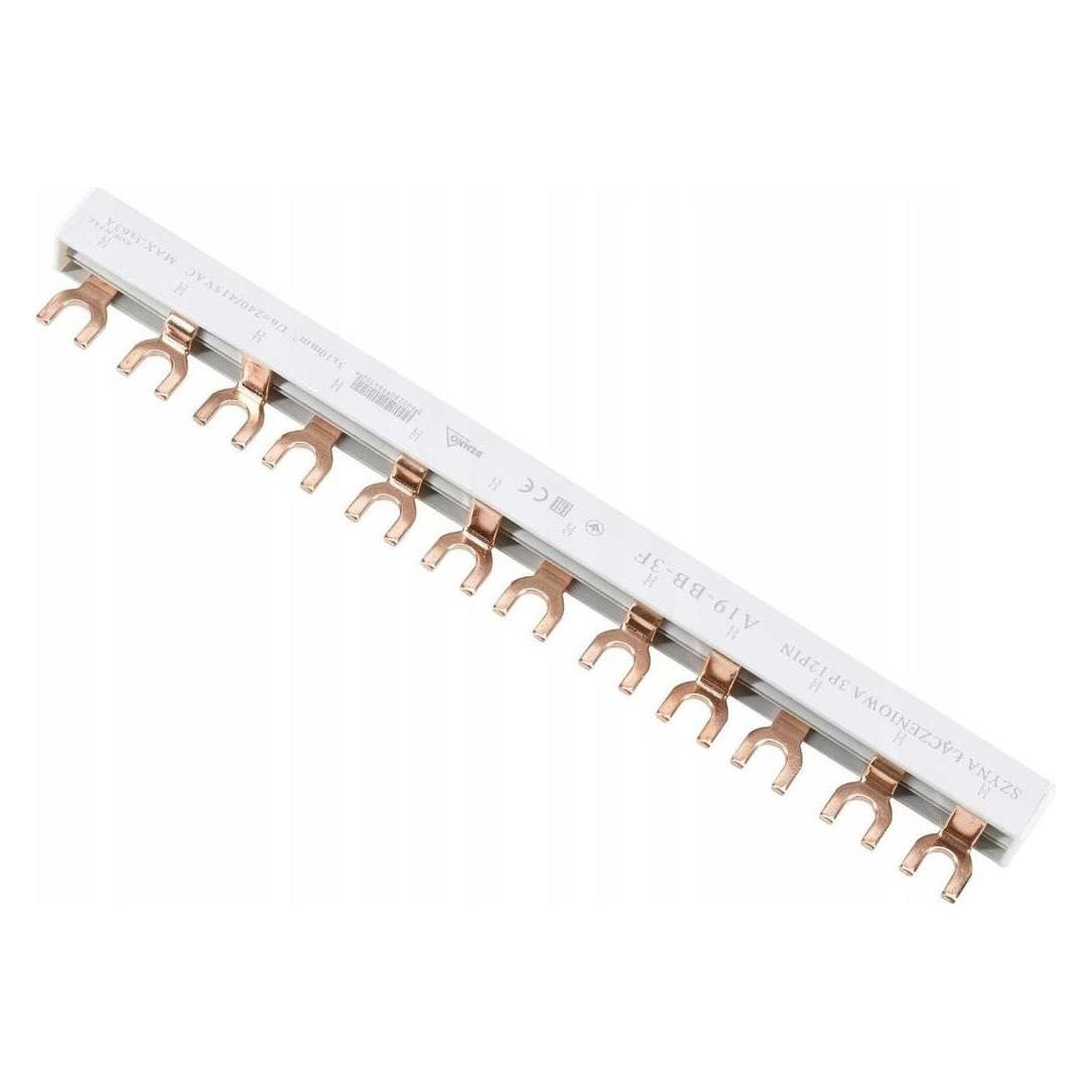 Famatel Schneider Electric 3F-Anschlussschiene Typ U - 10 mm² - 12 Module (SCHELINGER)