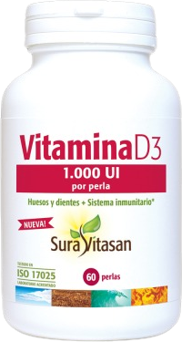Sura Vitasan Vitamin D3 1,000 IU 60 Capsules