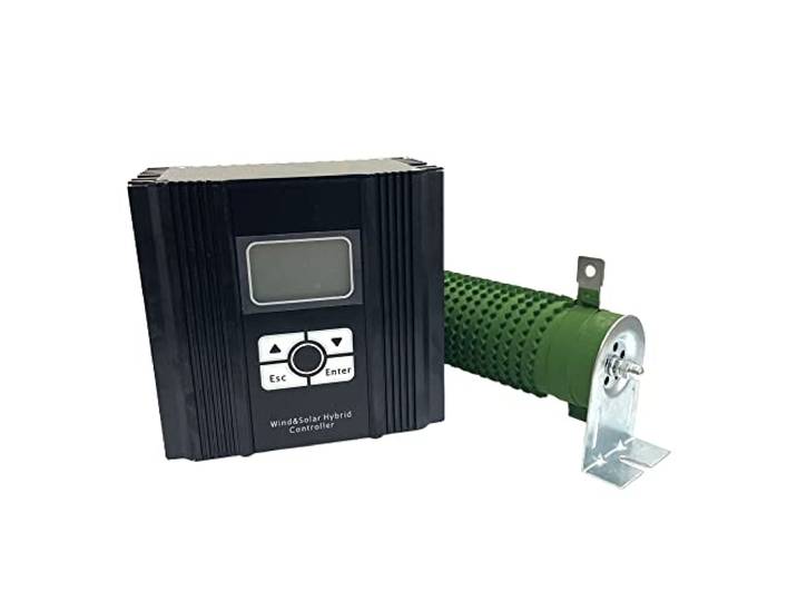 2000W Wind Solar Hybrid System MPPT Laderegler 1200w Windkraftanlage 800W Solar Controller 12V 24V 48V Windtubine Regler Heimgebrauch Windgenerator (12V/24V Auto)