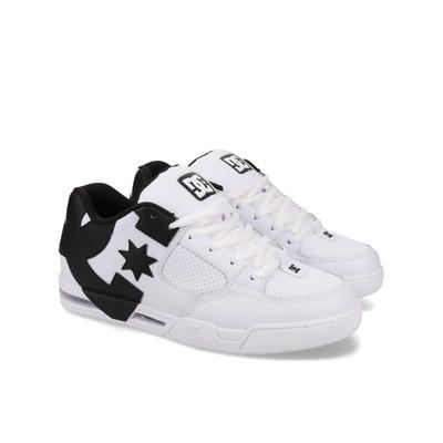 Sneaker DC SHOES "DC Command", Herren, Gr. 6,5(38,5), weiß (weißschwarz), Obermaterial:50.46% Leder, 49.54% Synthetikmaterial., Schuhe Sneaker