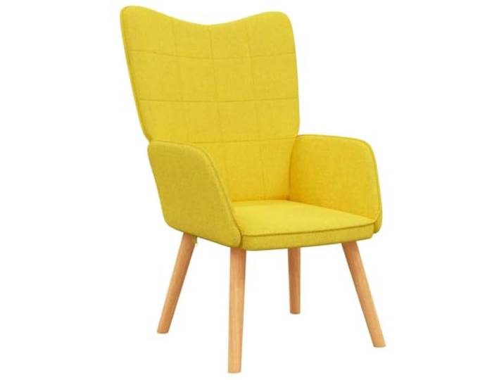 Heofavd Relaxsessel Senfgelb Polstersessel mit Massivholzbeinen 61,5cm