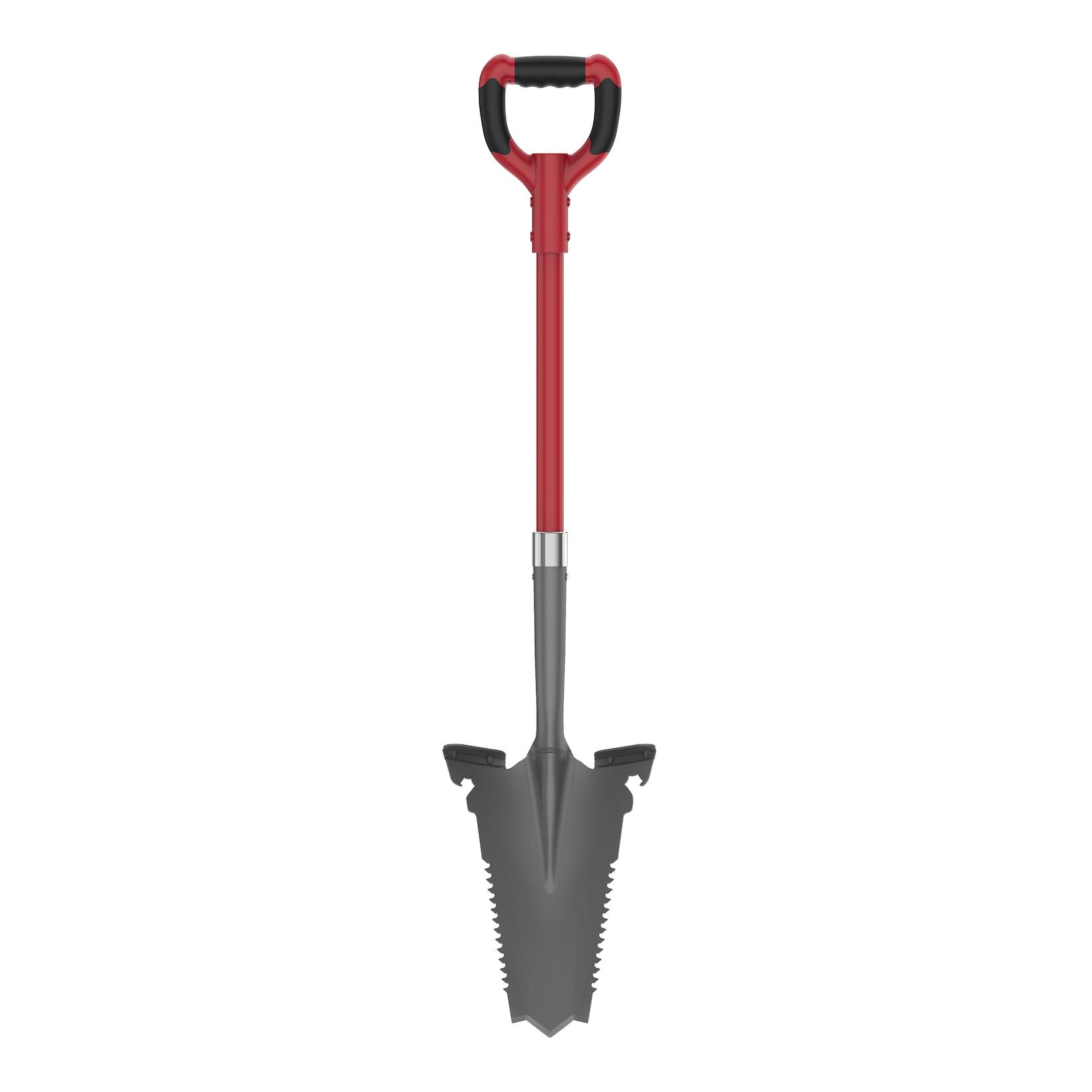 EASYmaxx Spaten- & Wurzelsäge 114cm grau/rot